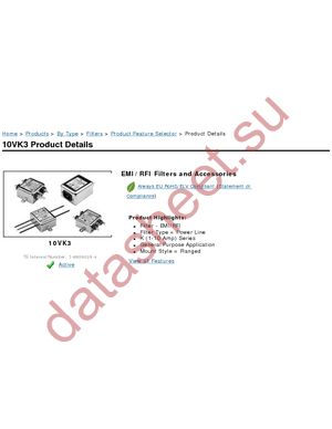 10VK3 datasheet  